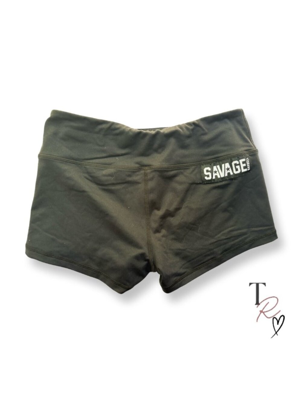 Savage Barbell Compression Booty Shorts in Black CrossFit Training Size Medium